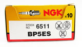 10  BP5ES NGK Spark Plugs
