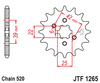JTF1265.13 Honda Front Sprocket