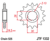 JTF1332.14 Honda Front Sprocket