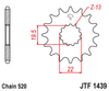 JTF1439.11 Suzuki ATV Front Sprocket
