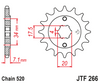 JTF266.13 Honda JT 13T Front Sprocket