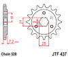 JTF437.15 15T Suzuki Front Sprocket