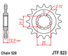 JTF823.14 Husqvarna   14T Front Sprocket