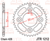 JTR1212.37   37T 428 Rear Sprocket