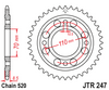 JTR247.41 Honda  41T Rear Sprocket