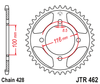 JTR462.52 Honda 52T  Rear Sprocket