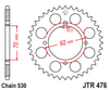 JTR476.35 Kawasaki 35T Rear Sprocket
