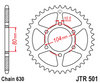 JTR501.33 Kawasaki KZ650, KZ700, GPZ750, KZ750, KZ1000, Z750, Z1000; 33 Teeth Rear Sprocket