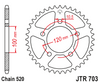 JTR703.40 Aprilia 40T Front Sprocket