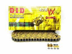 DID 428VX X-Ring Gold on Black 126 Link Chain