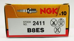 10 x B8ES NGK Spark Plugs