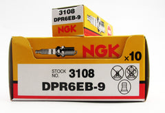 10 x DPR6EB-9 NGK Spark Plugs