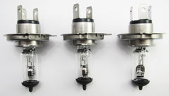 3 x H4 P43T 12v 35/35 Halogen Headlight Bulbs