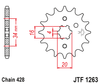 JTF1263.15  JT 15T Front Sprocket