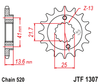 JTF1307.14  14T JT Front Sprocket