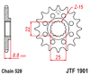 JTF1901.14 JT Front Sprocket