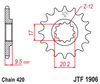 JTF1906.12 KTM 12T Front Sprocket