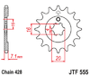 JTF555.14 Front Sprocket