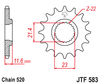 Yamaha  JTF583.13  13T Front Sprocket