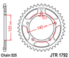 JTR1792.47  DL650 V-Strom JT Rear Sprocket