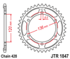 JTR1847.57 Rear Sprocket