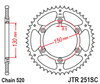 Yamaha  JTR251.50SC  Rear Sprocket