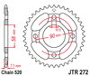 JTR272.31 Honda CB250 N 1992-2002 31T Rear Sprocket