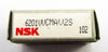 4 x 6201 NSK 2S Bearings