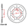 CT110 Postie Bike Rear Sprocket