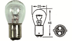 Two HL242 Stop / Taillight 6v Globes