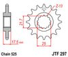JTF297.15 Honda RVF400  JT 15T Front Sprocket