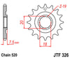 JTF326.12 Honda 12T Front Sprocket