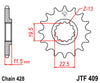 JTF409.14 Kawasaki KLX 125 Suzuki DR-Z125 JT 14T Front Sprocket
