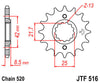 Kawasaki EL250, EX250, GPX250, GPZ250, KLX250, ZXR250, ZZR250, ZX2R, 13T Front Sprocket