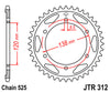 JTR312.40 Honda VFR400 RVF750 VFR750 JT 40T Rear Sprocket