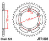 Suzuki RM125 RM250 RMX250 RM-Z450 50T Rear Sprocket