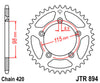 KTM 65 SX 2012-2016 JT 48T Rear Sprocket